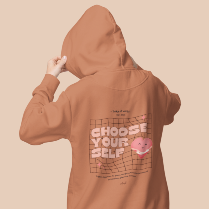 Women's Choose yourself Regular Fit Hoodie