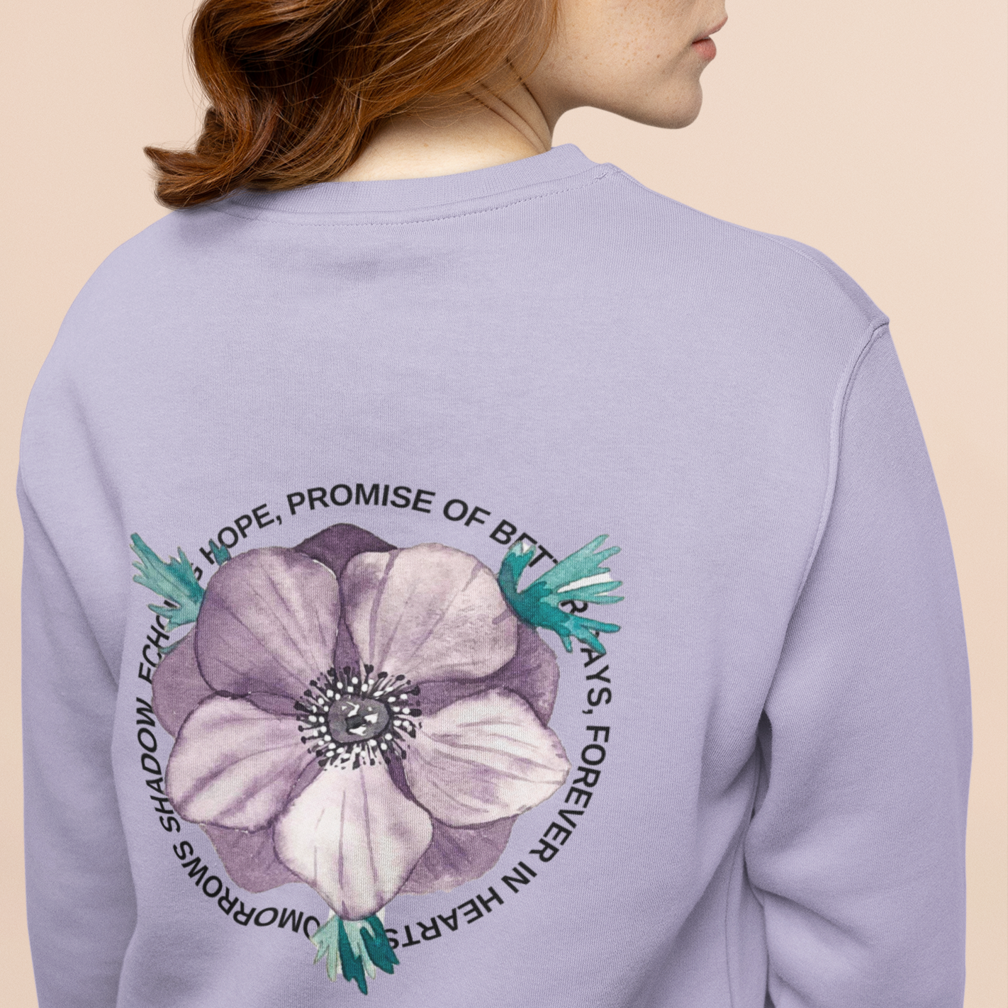 Women's Lavender Regular Fit Sweatshirt