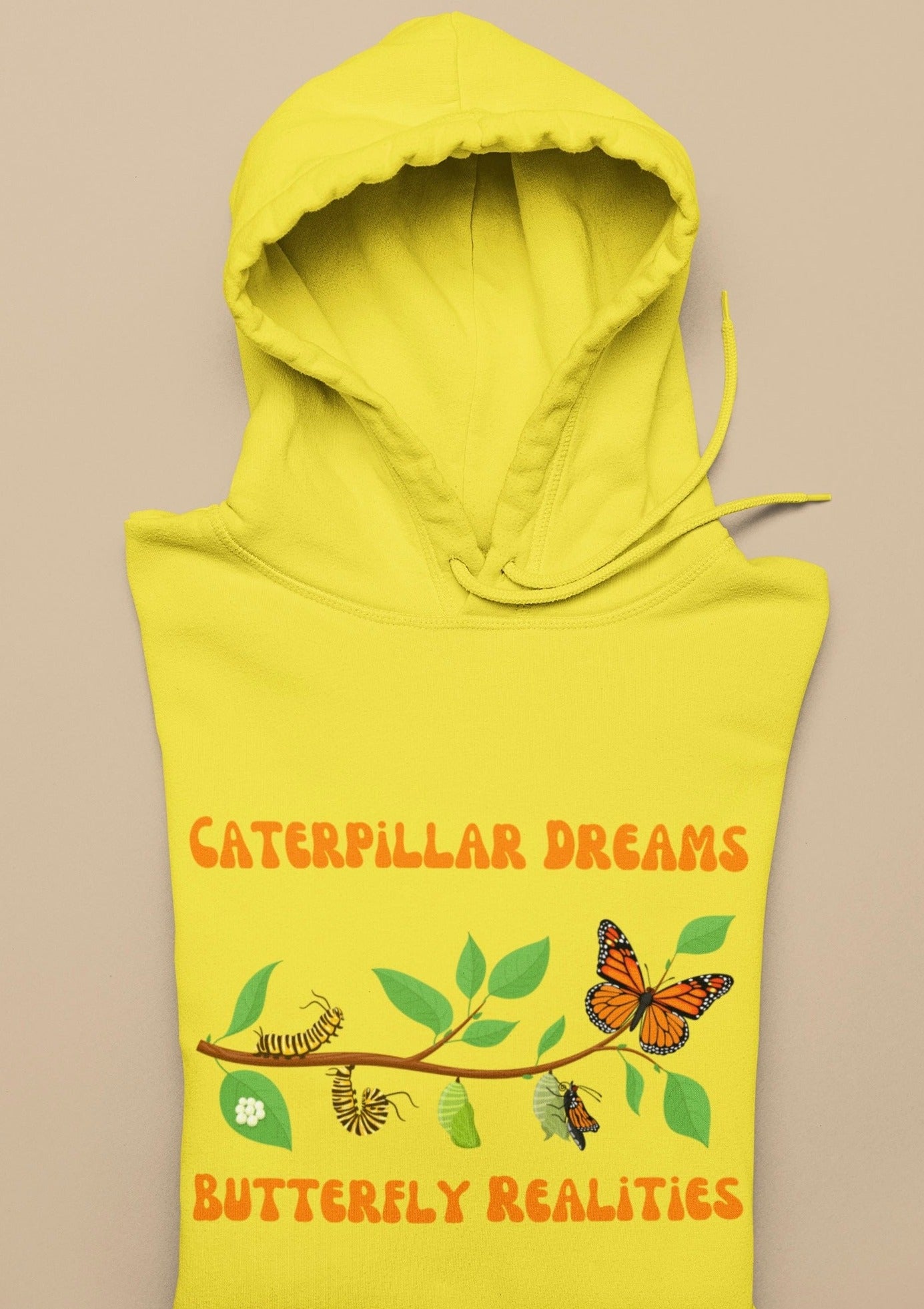 Girl’s Yellow Hooded Sweatshirt