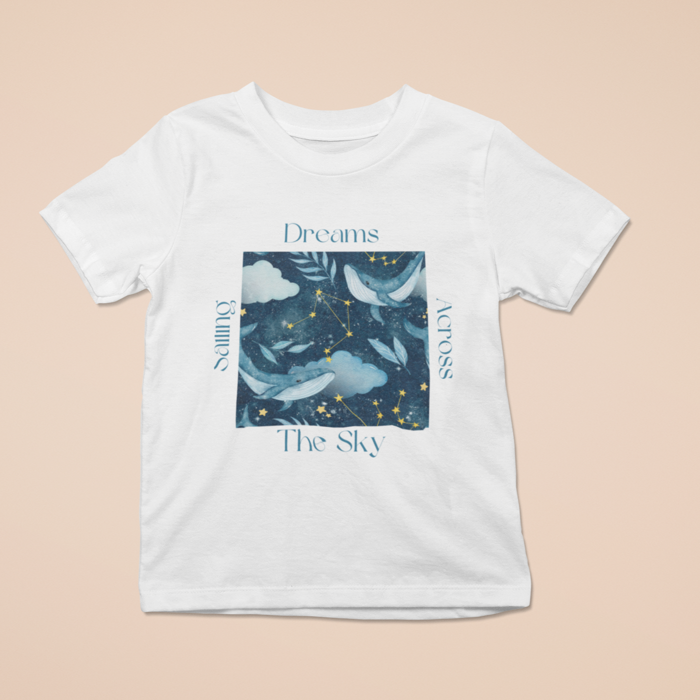 Girl’s Whale Sky Printed T-shirt