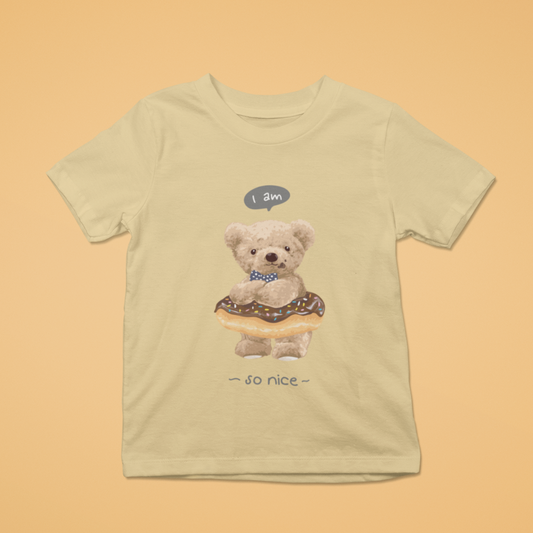 Girl's Donut Teddy Printed T-shirt