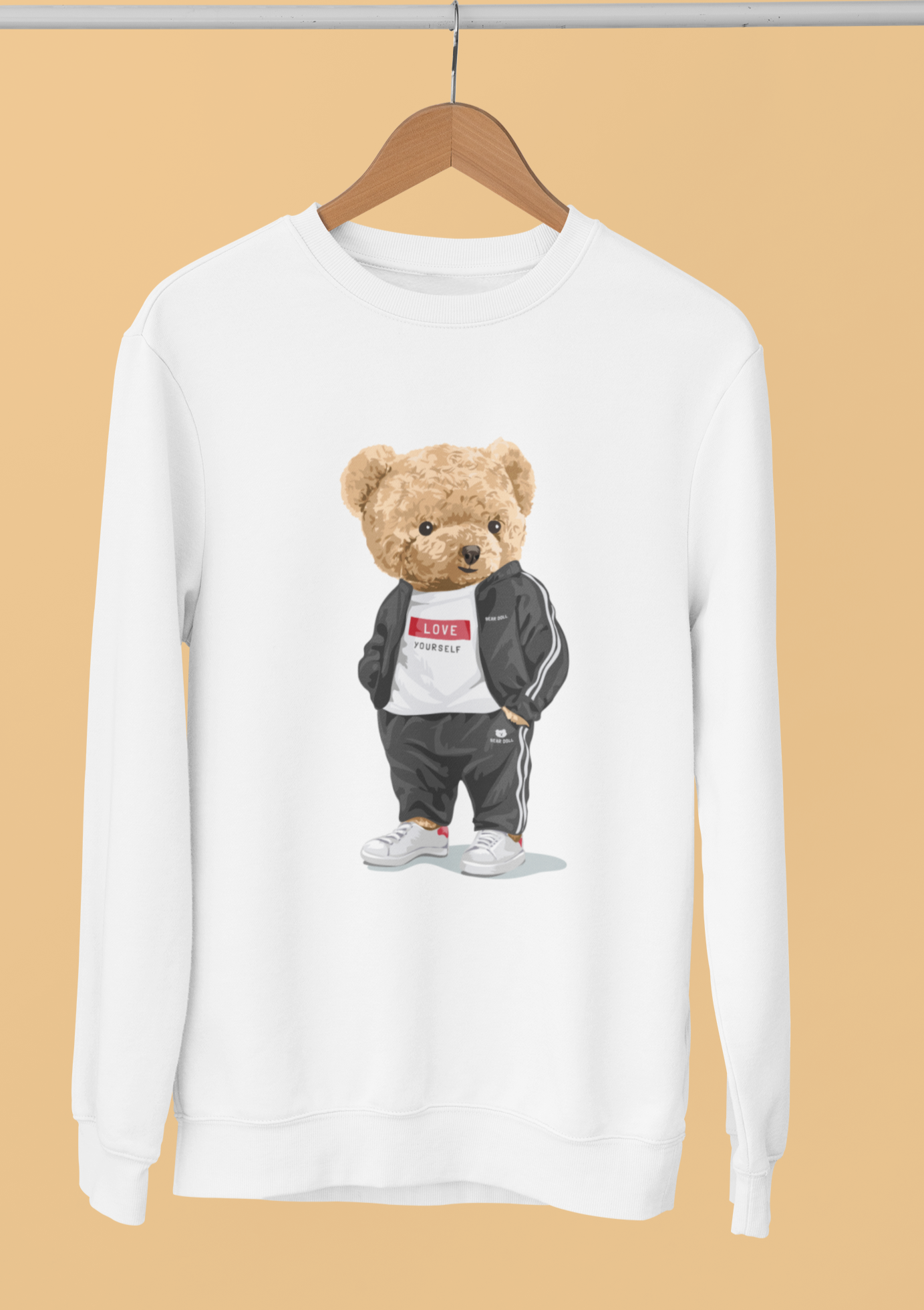 Unisex Love Yourself Teddy Sweatshirt