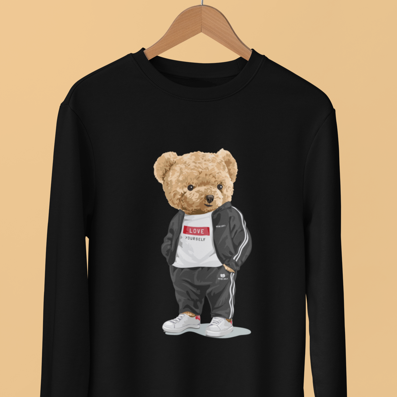 Unisex Love Yourself Teddy Sweatshirt