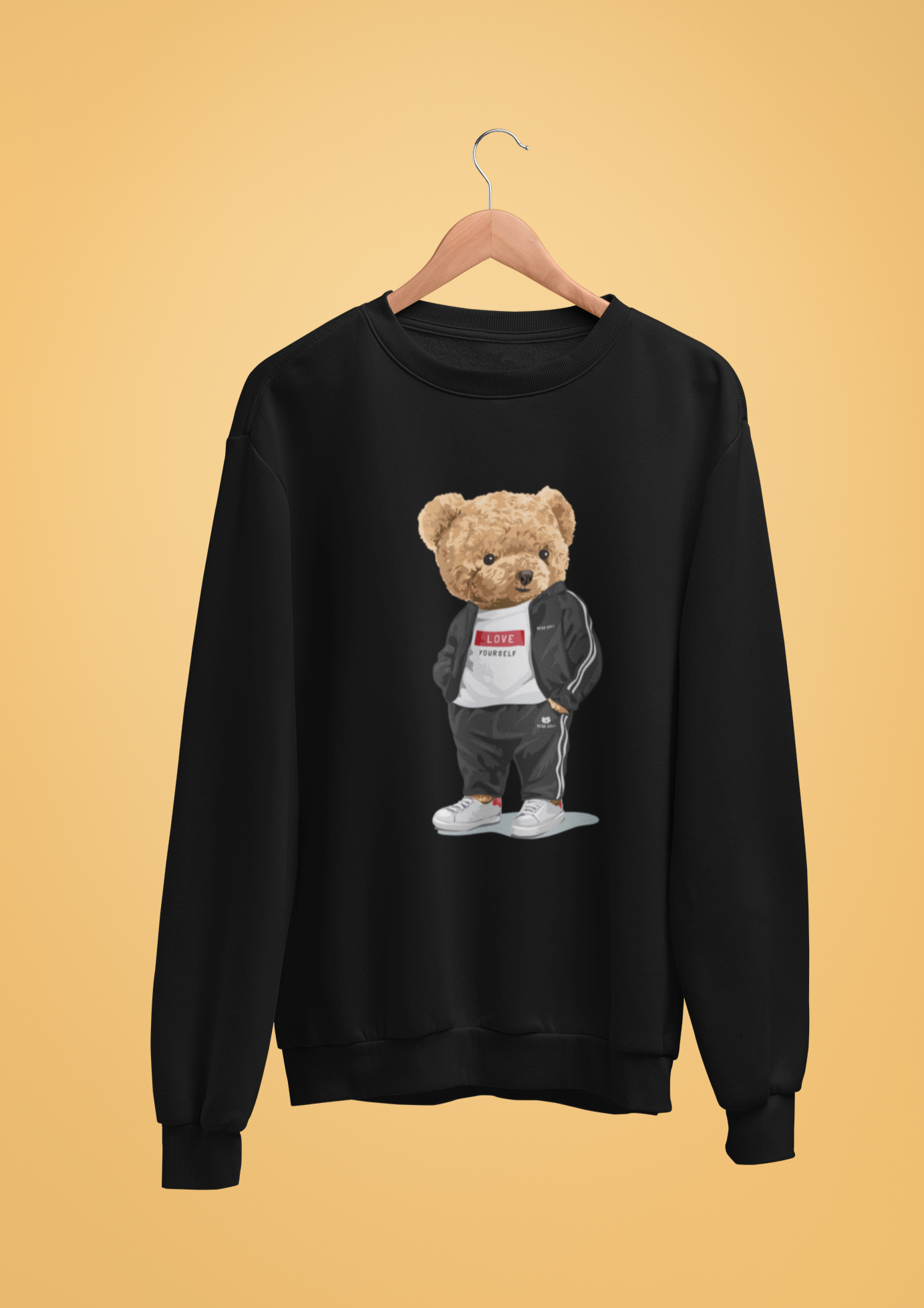 Unisex Love Yourself Teddy Sweatshirt