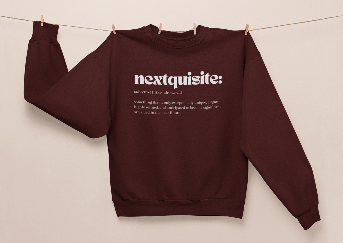 Women's Maroon Regular Fit Sweatshirt