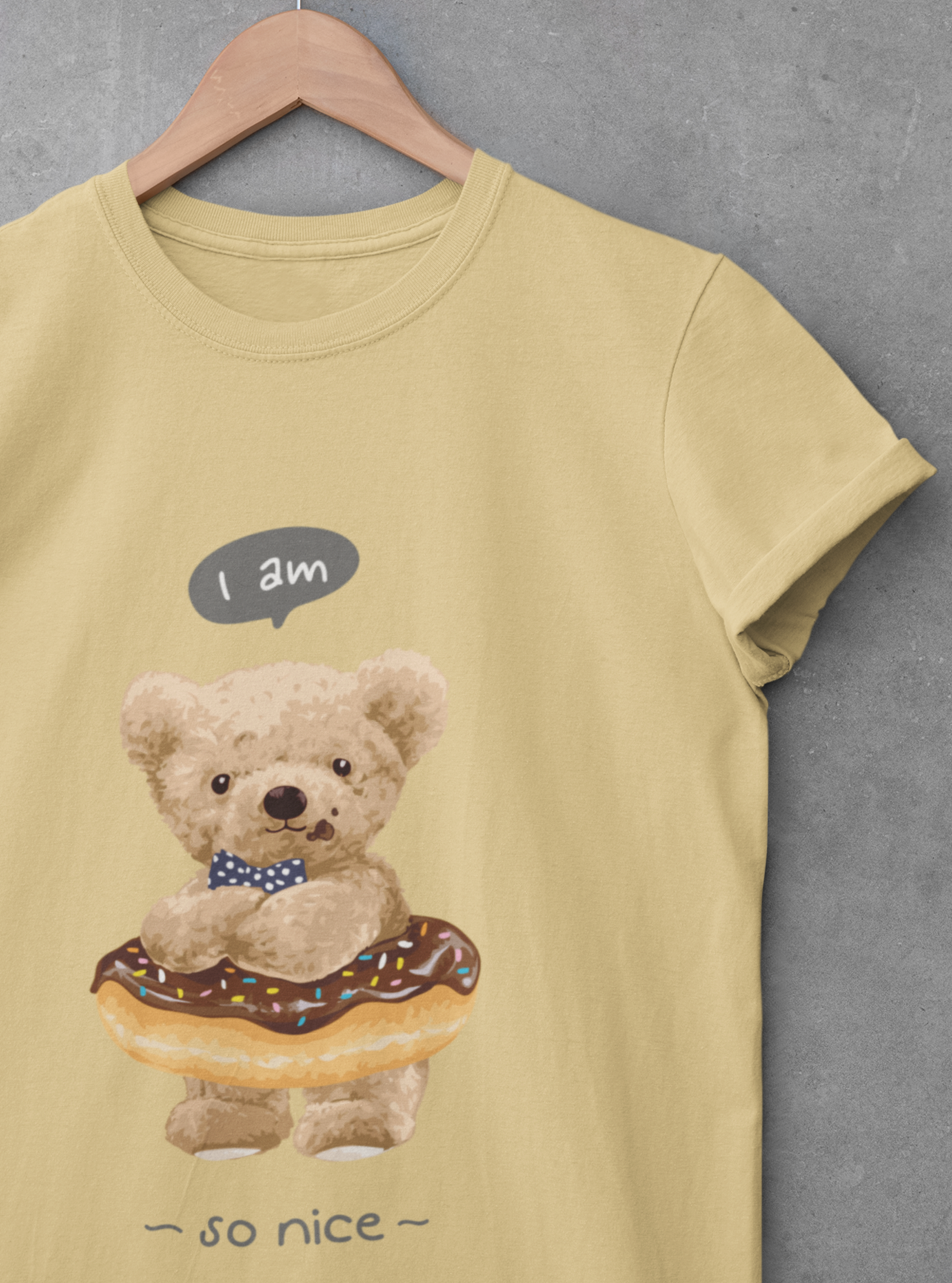 Girl's Donut Teddy Printed T-shirt