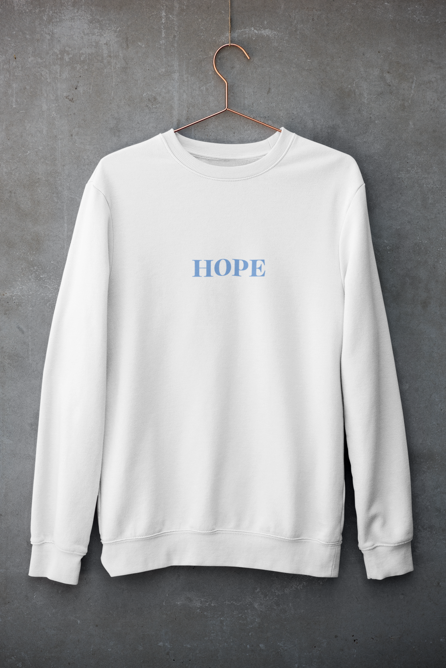 Men's White Printed Regular Fit Sweatshirt