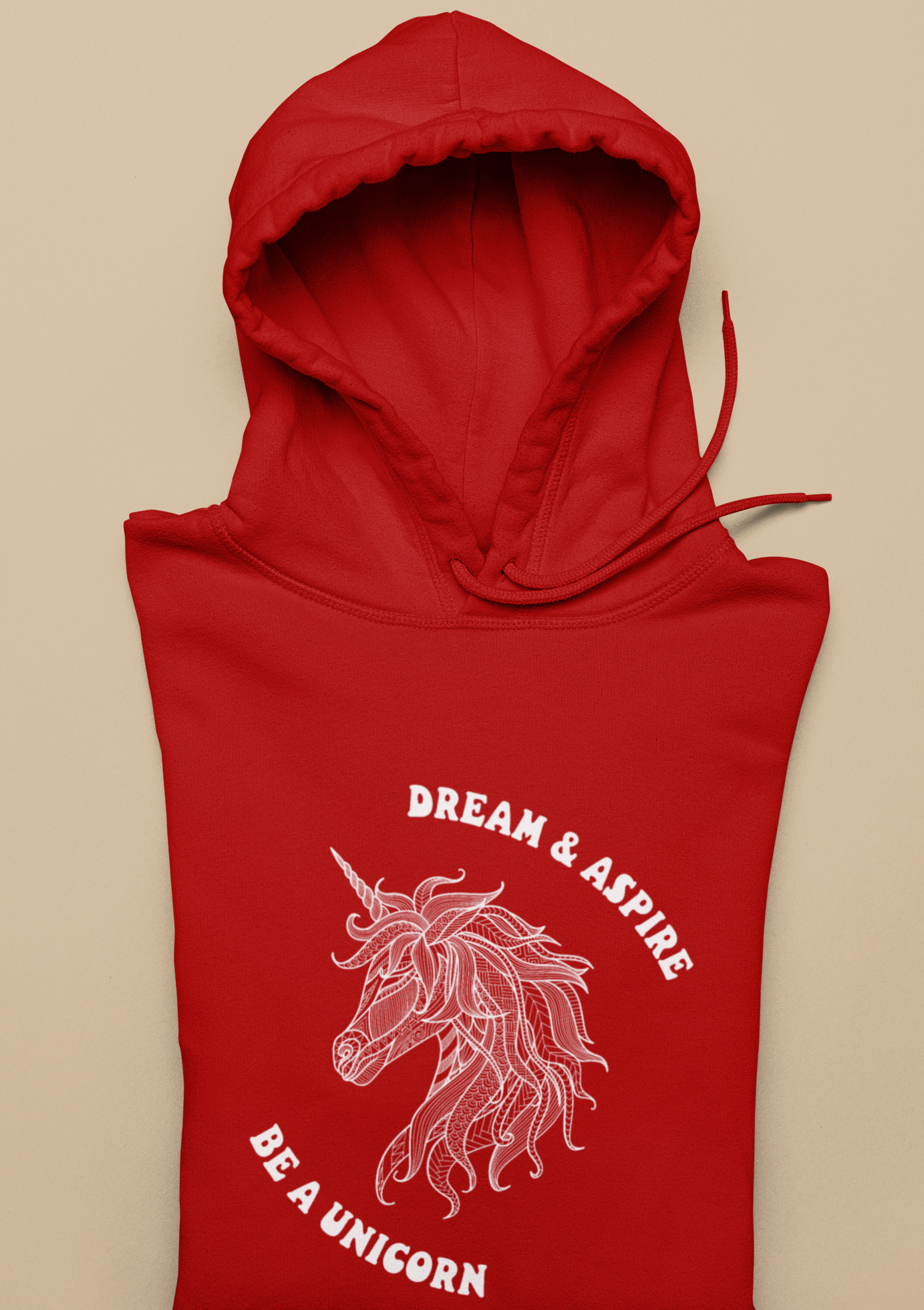 Girl’s Unicorn Printed Hooded Sweatshirt