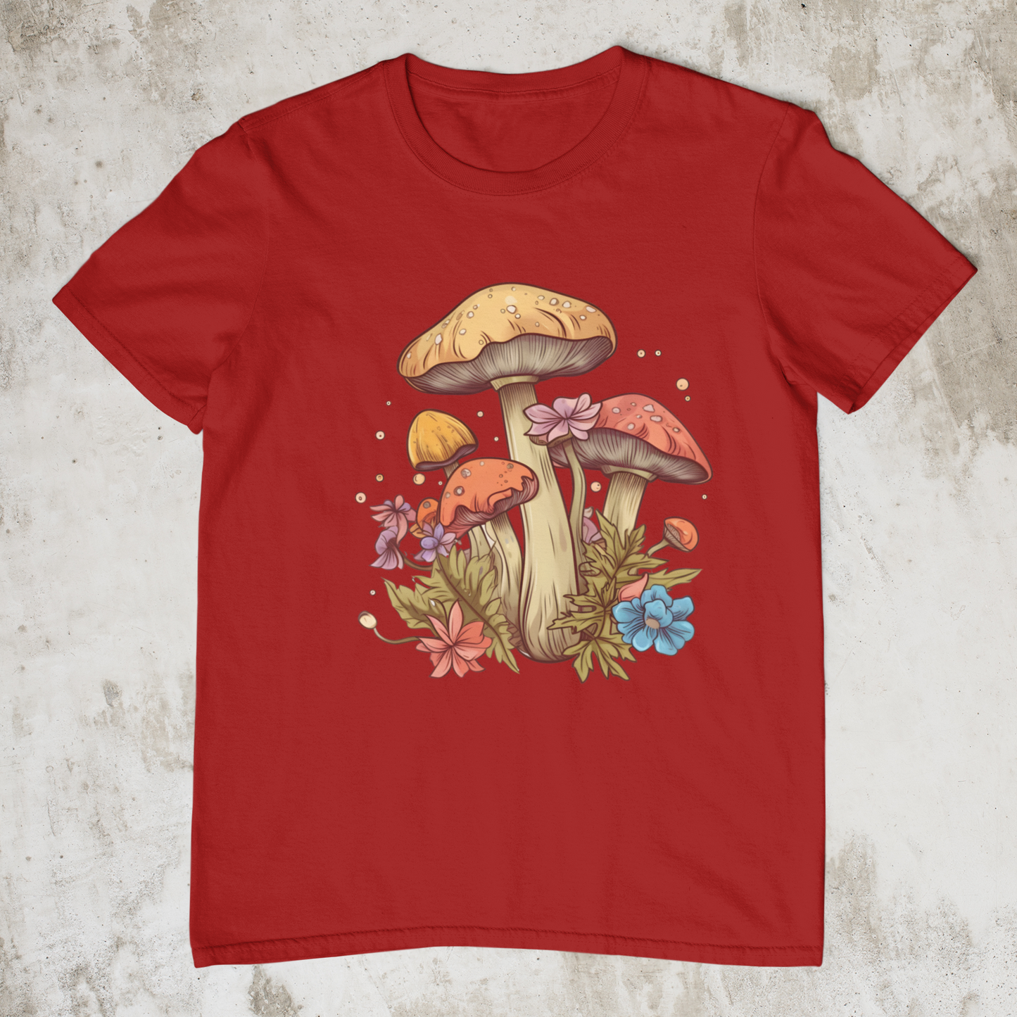 Girl’s Mushroom Printed T-shirt