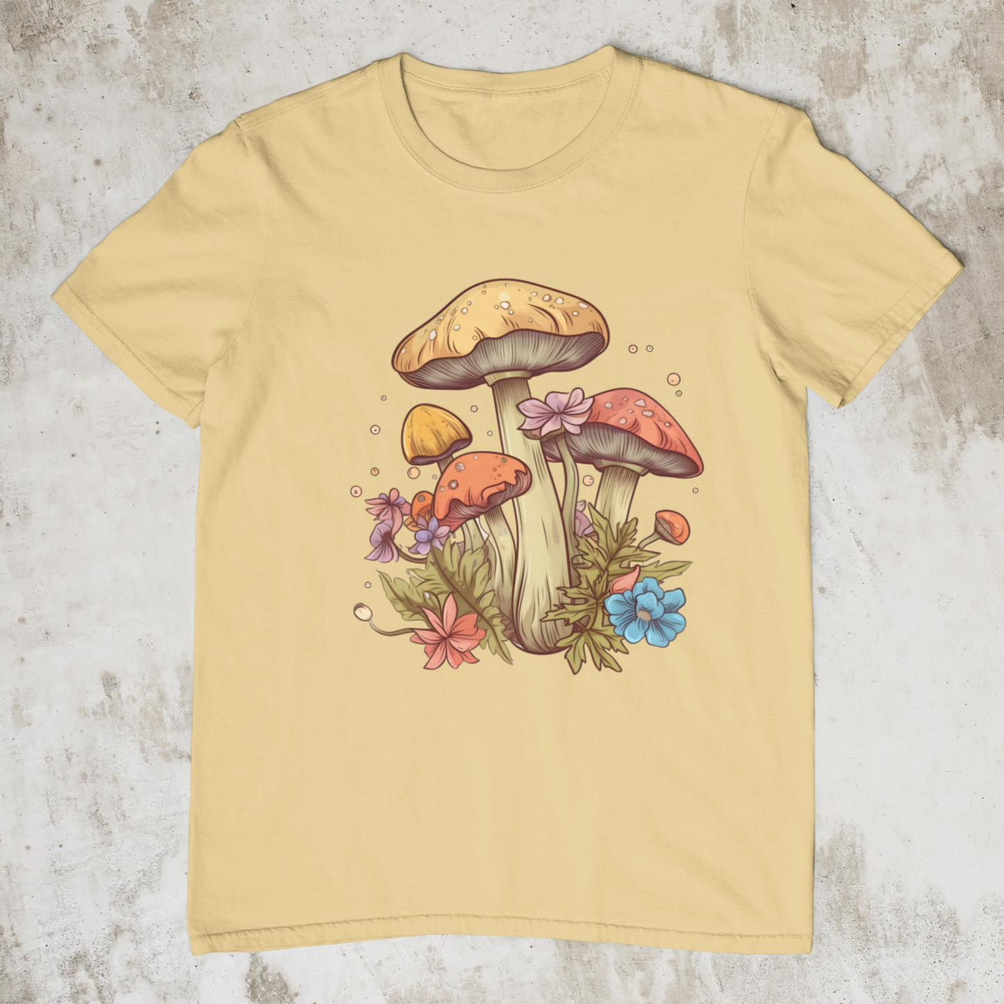 Girl’s Mushroom Printed T-shirt